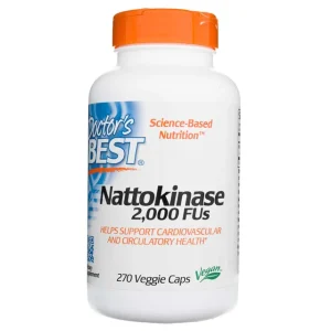 Doctor's Best Nattokinase 2000 UF- 270 cápsulas