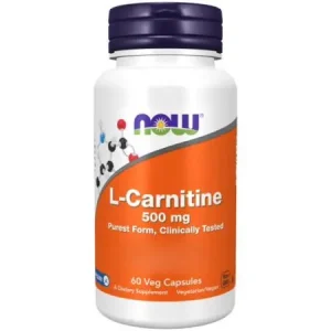 Now Foods L-Carnitina 500 mg- 60 cápsulas
