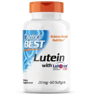 Doctor's Best Luteína con Lutemax 2020 - 20 mg - 60 cápsulas