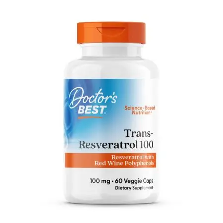 Doctor's Best Trans-Resveratrol 100 con ResVinol-25 , 100 mg - 60 cápsulas