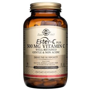 Solgar Ester-C plus Vitamina C 500 mg - 250 Cápsulas Vegetales