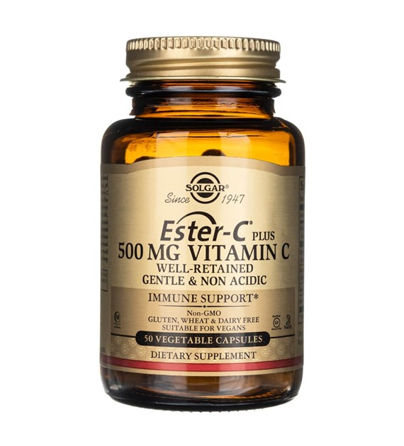 Solgar Ester-C plus Vitamina C 500 mg - 50 cápsulas vegetales