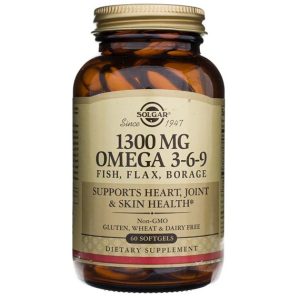 Solgar Omega 3-6-9 , 60 cápsulas blandas