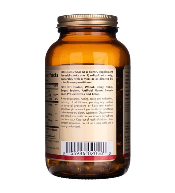 Solgar Omega 3 Triple Potencia 950 mg - 100 Cápsulas Blandas - Imagen 2