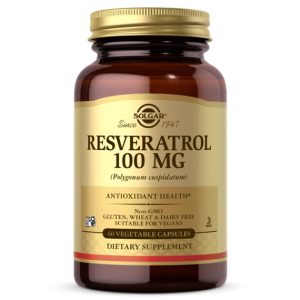 Solgar Resveratrol 100 mg - 60 cápsulas vegetales