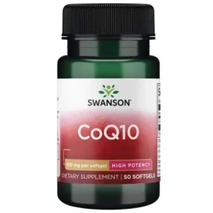 Swanson, CoQ10 de alta potencia, 100 mg, 50 cápsulas