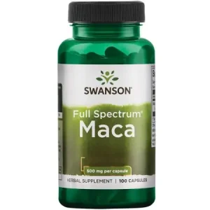 Swanson, Maca, 500 mg, 100 cápsulas