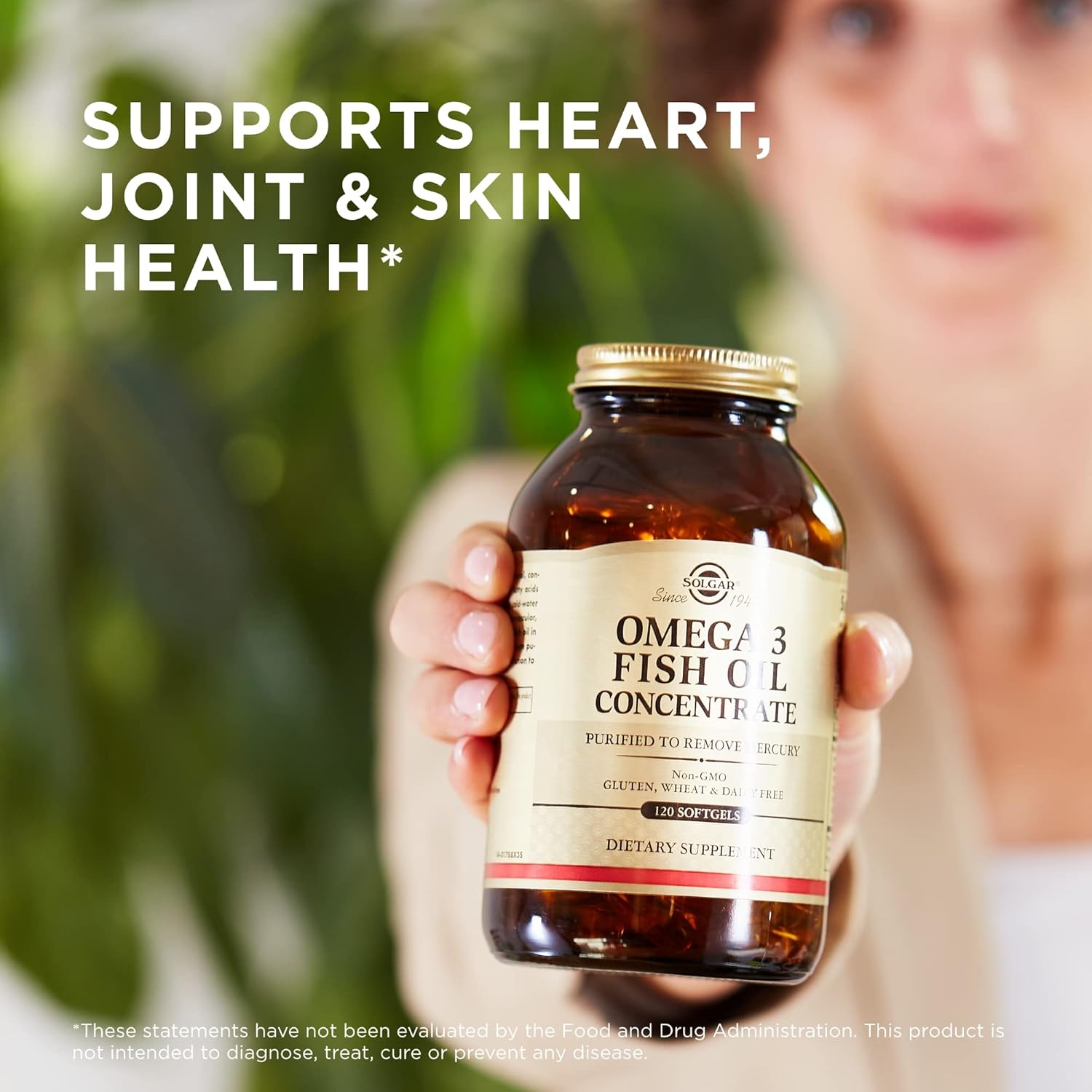 Solgar Omega-3 Concentrado de aceite de pescado - 120 cápsulas blandas - Imagen 2