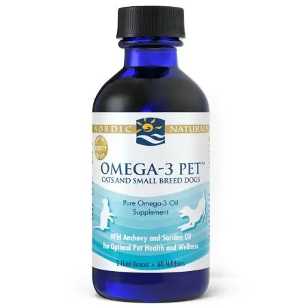 Nordic Naturals - Omega 3-Pet para gatos y perros de razas pequeñas, 60 ml