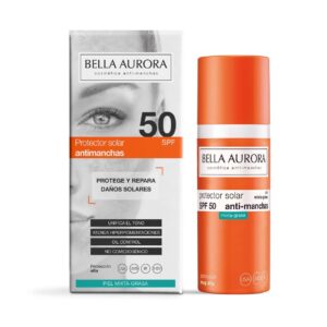 BELLA AURORA SPF 50 PROTECTOR SOLAR ANTIMANCHAS PROTEGE Y REPARA DAÑOS SOLARES PIEL MIXTA-GRASA 50ML