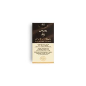 APIVITA COLOR ELIXIR PERMANENT HAIR COLOR - 4.0 BROWN